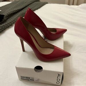 Aldo Red Pointy Heels